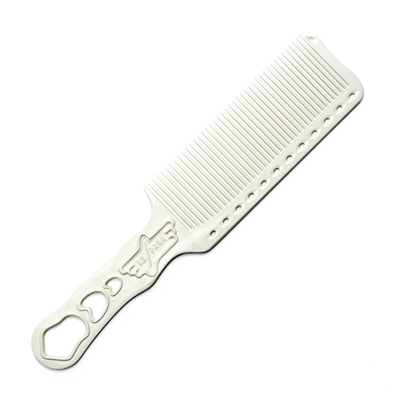 YS PARK YS‑S282 Barbering Comb Bianco Pettine Flattop Extra Slim 240 mm