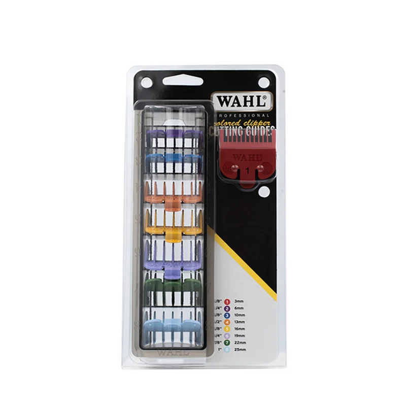 Wahl Set 8 Rialzi Nylon Colorati da 3 a 25 mm No Balding
