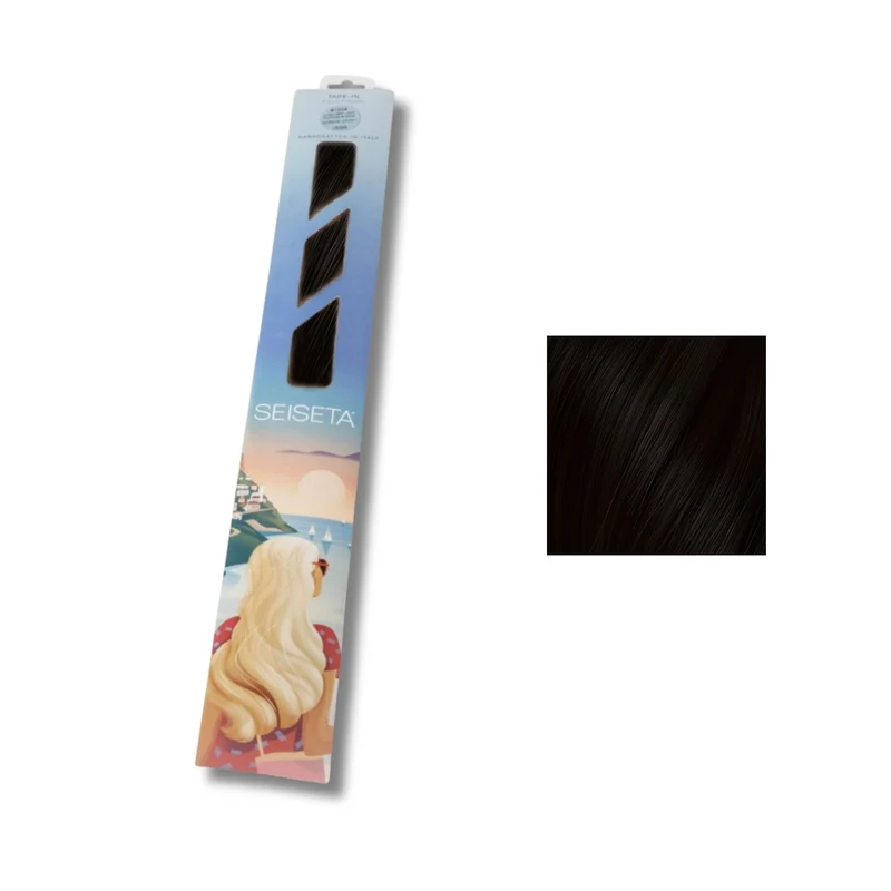 Seiseta Stickers Extension keratin Castano Scuro - Extension Professionali per Capelli Cheratina