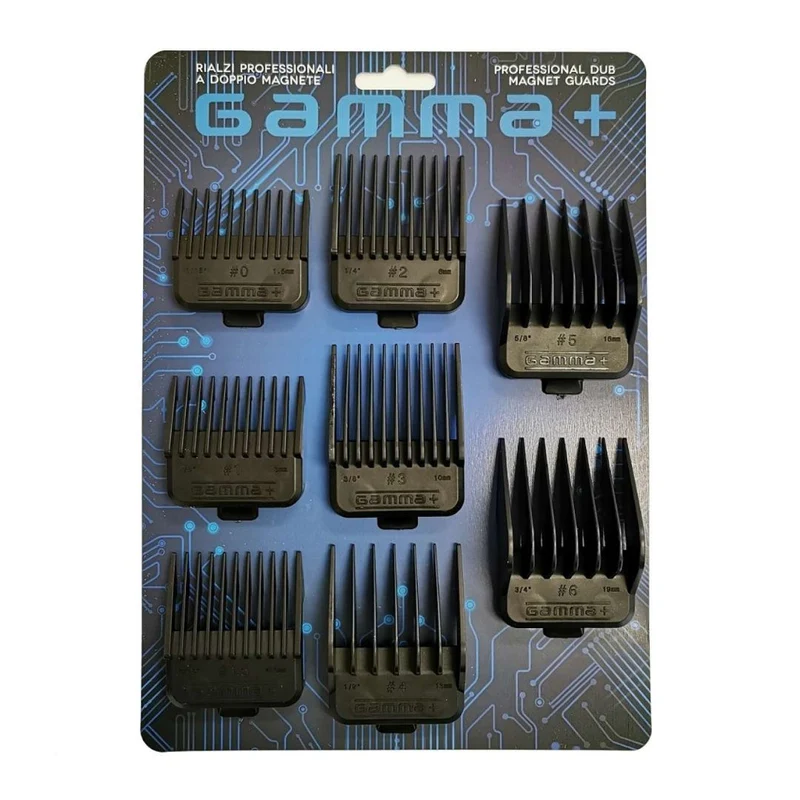Gamma+ Set 8 Pettini Rialzi con Magnete per Clipper