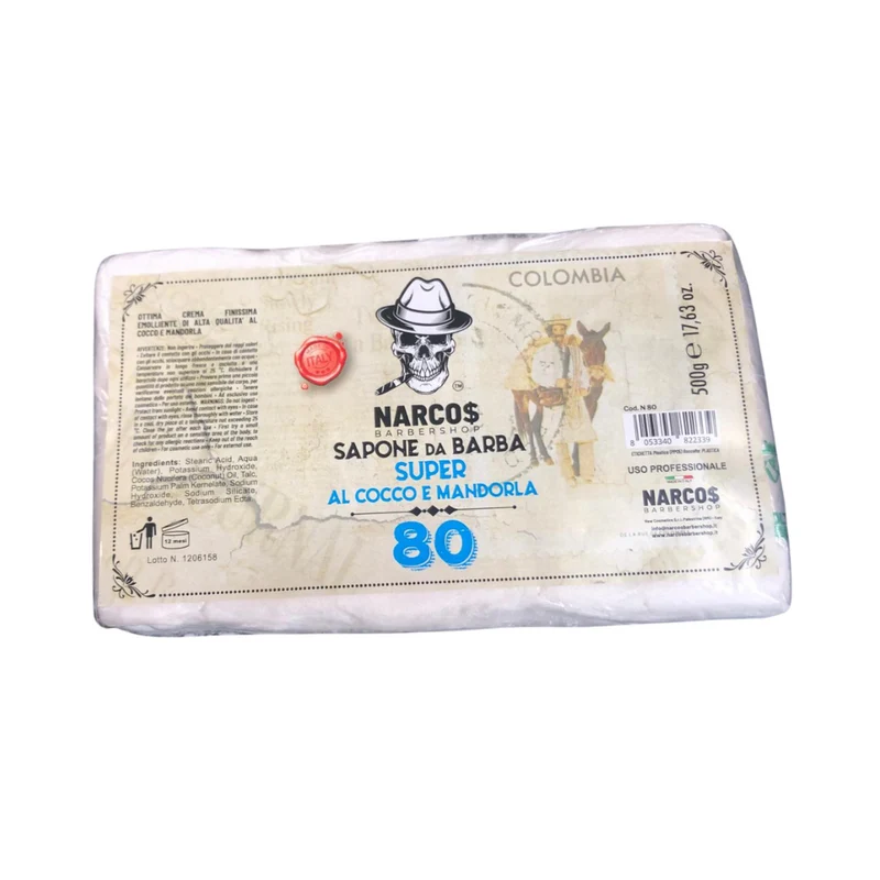 Narco$ Sapone da barba al cocco e mandorla 500gr