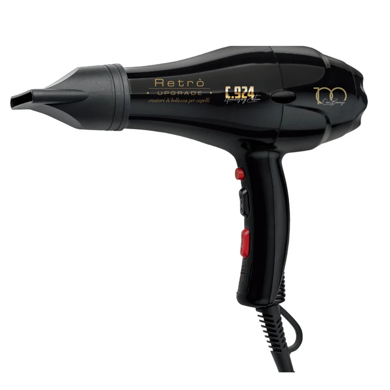 Retrò Upgrade Asciugacapelli Professionale in Ceramica Ionica C.924 – Edizione Speciale