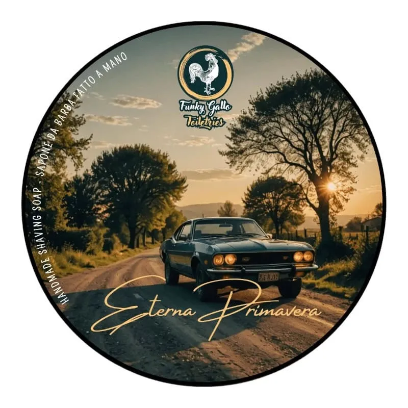 Sapone da Barba Funky Gallo Eterna Primavera 120gr Tallow