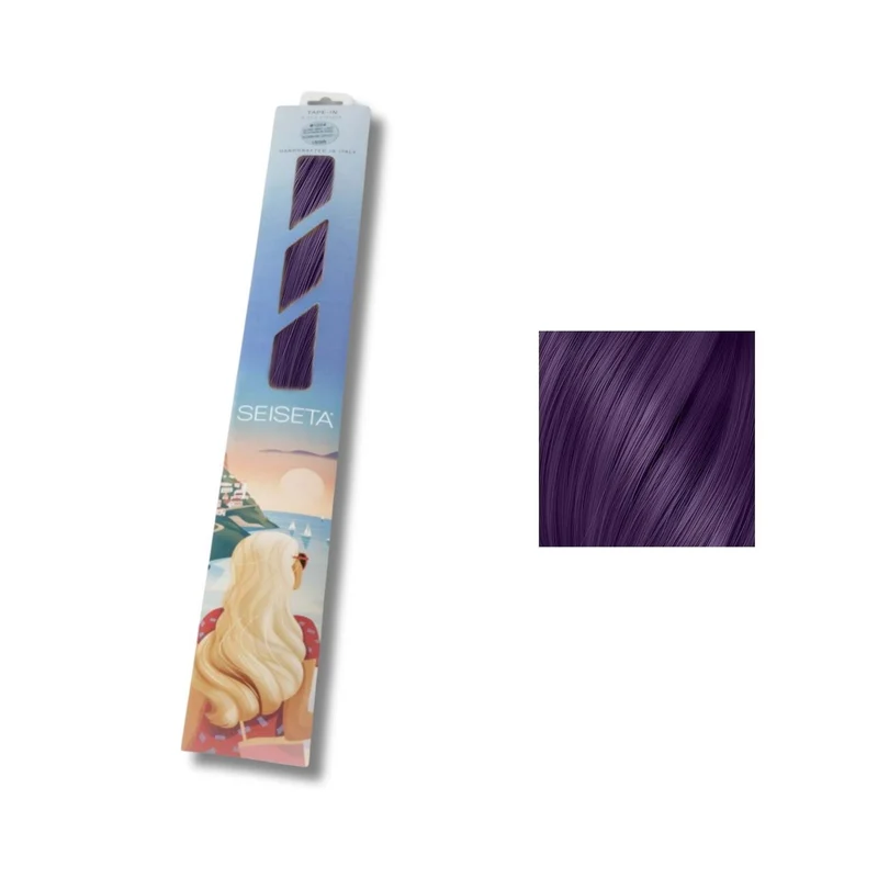 Seiseta Stickers Extension keratin Crazy New Purple/64 - Extension Professionali per Capelli Cheratina
