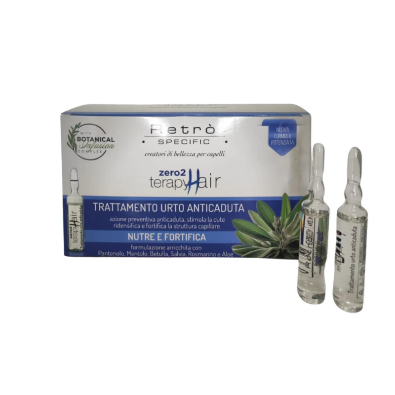 Retrò Fiale Trattamento Urto Anticaduta Zero 2 12fl x 10ml