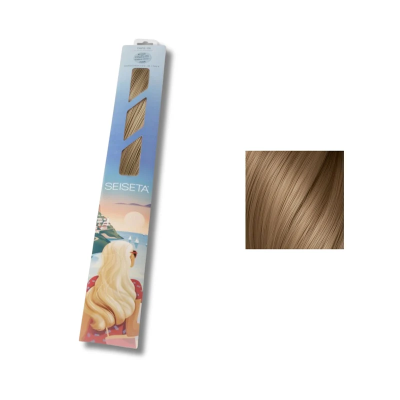 Seiseta Classic Keratina DB4 Biondo Dorato Scuro 50/55 cm - Extension Professionali per Capelli Cheratina