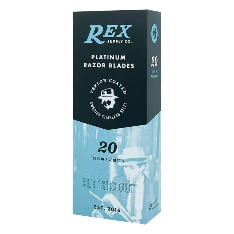 Lamette da Barba Rex Platinum 100pz