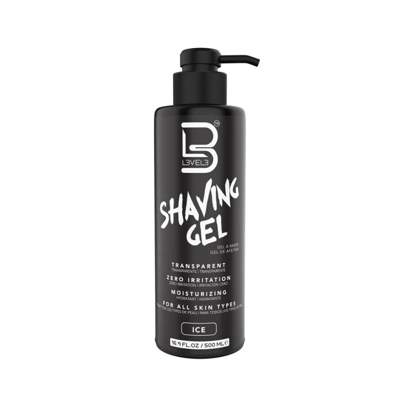 L3VEL3 Shaving Gel Trasparente Ice 500ml