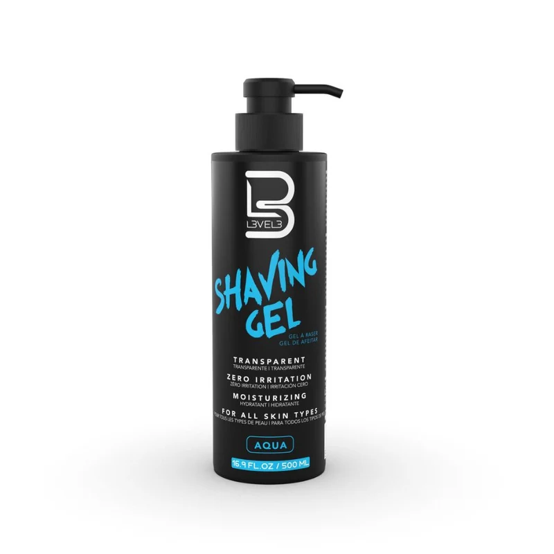 L3VEL3 Shaving Gel Trasparente Aqua 500ml