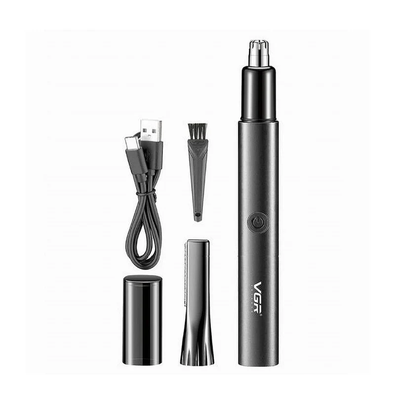 VGR Nose & Hair Super Trimmer Rifinitore Professionale 2in1 Naso, Orecchie e Sopracciglia