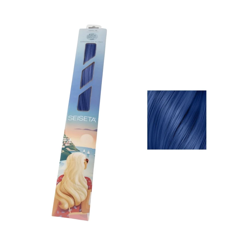 Seiseta Crazy Extension keratina 59-Blue 50/55 cm - Extension Professionali per Capelli Cheratina