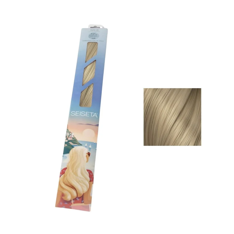Seiseta Classic Extension keratina 1002 light ash blonde 50/55 cm- Extension Professionali per Capelli Cheratina