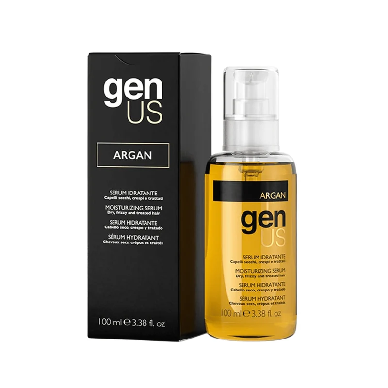 GenUs Argan Serum - Siero Idratante per Capelli Secchi e Crespi - 100ml