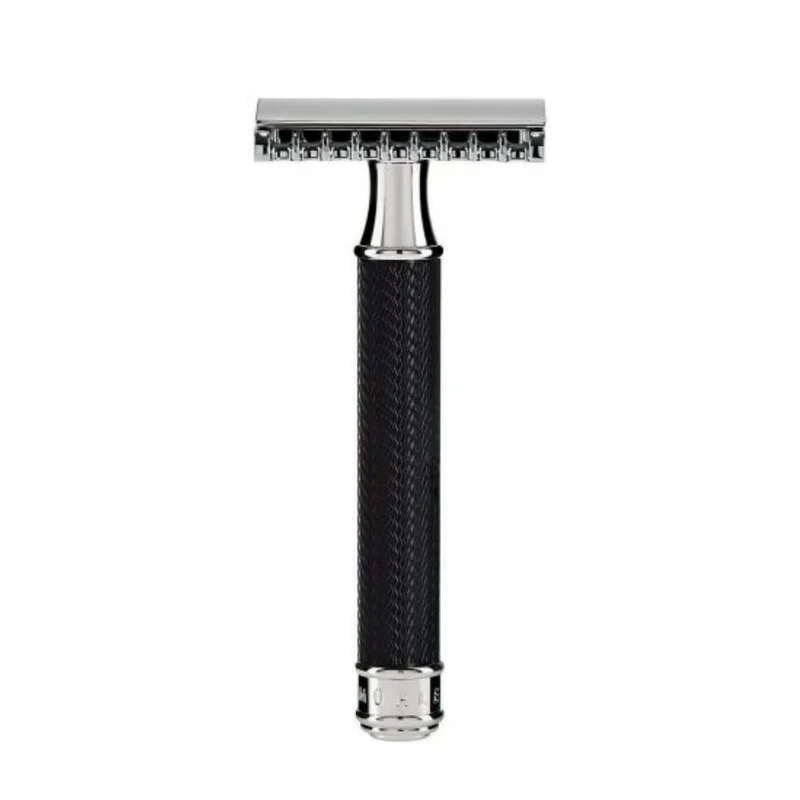 Muhle Rasoio di sicurezza R41 pettine aperto Nero