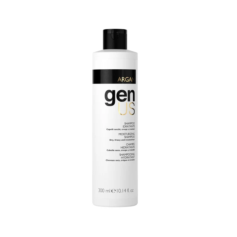 GenUs Argan Shampoo Idratante per Capelli Secchi e Crespi - 300ml