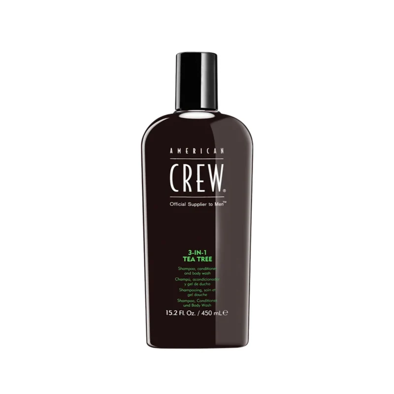 American Crew 3-in-1 Tea Tree Shampoo, Conditioner & Body Wash