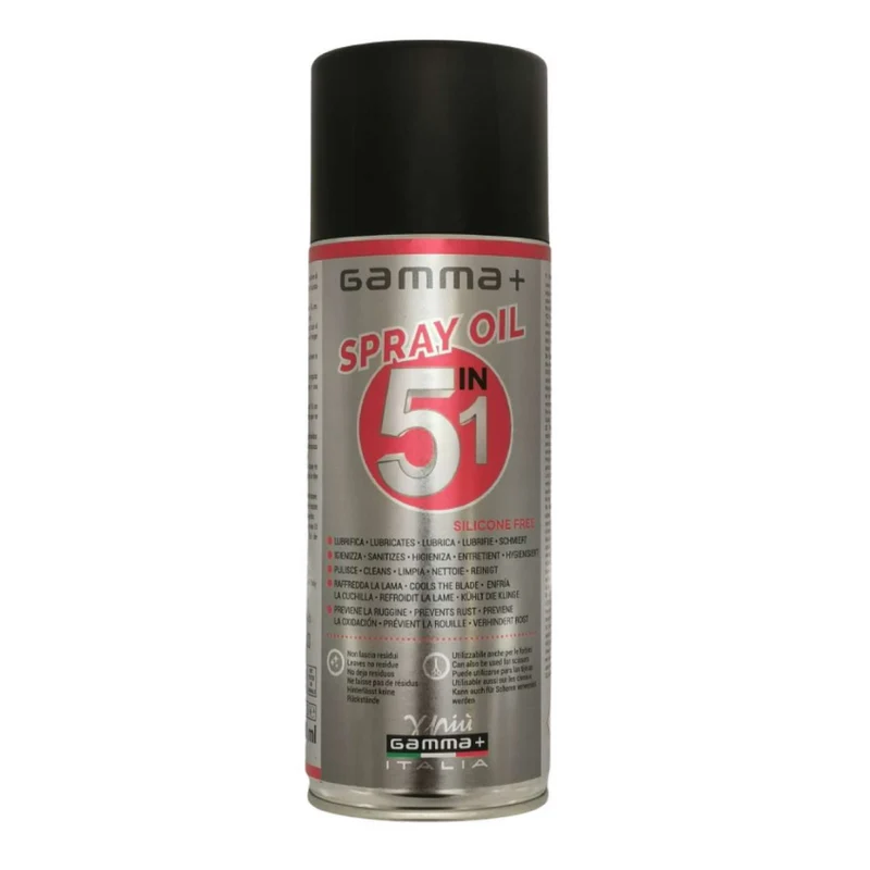 Gamma+ Spray 5 In1 pulizia e lubrificazione per Tagliacapelli e Forbici