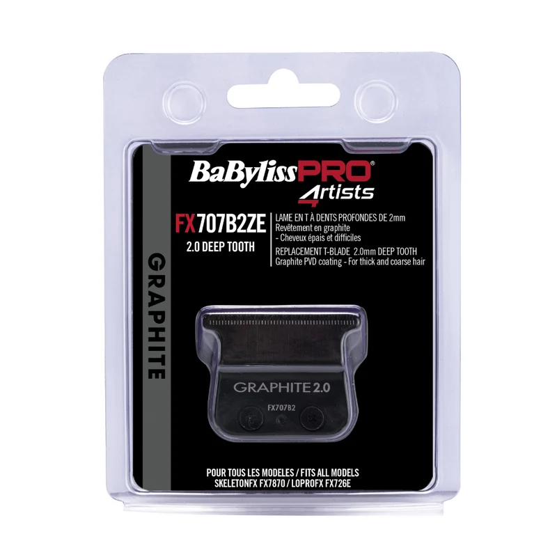 Babyliss Pro 4 Artists Testina Skeleton Graphite 2.0 Deep Tooth