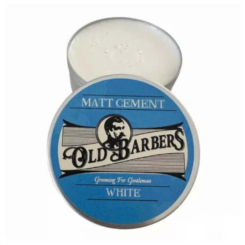 Old Barbers Hair Wax Cera Matt Cement White - 100ml