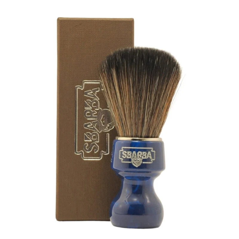 Pennello da Barba Nobile Blu Notte Sintetico Horse - Sbarba