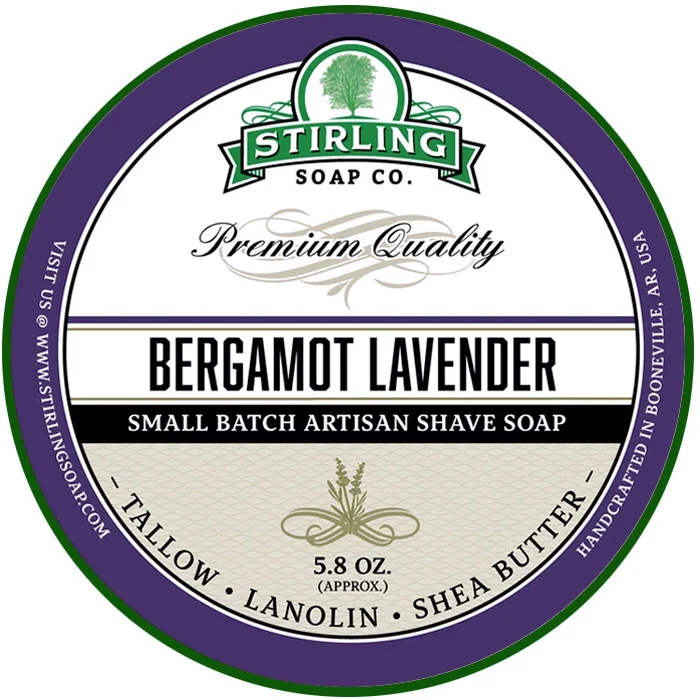 Sapone da Barba Stirling Bergamot Lavander 170ml