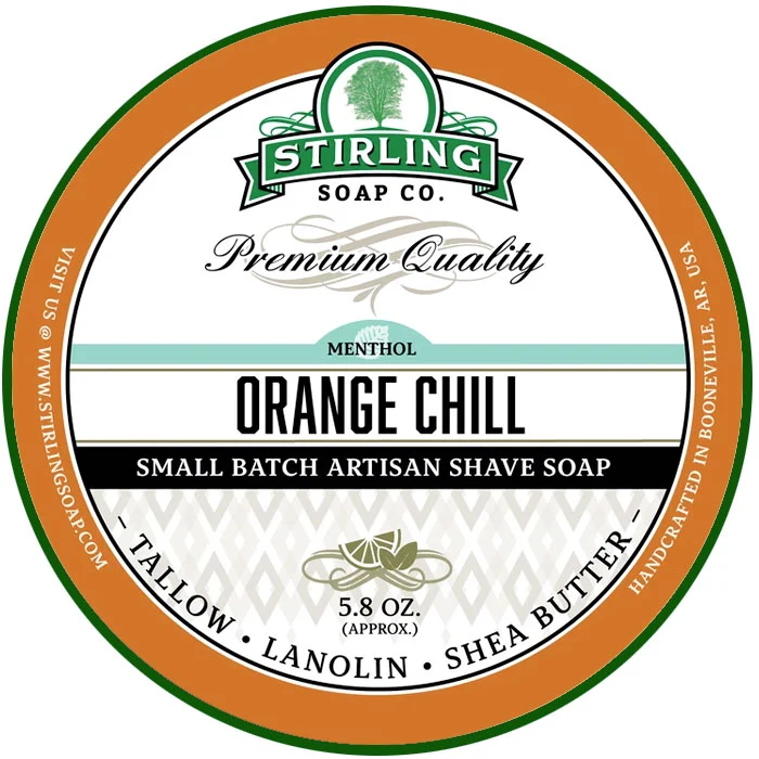 Sapone da Barba Stirling Orange Chill 170ml
