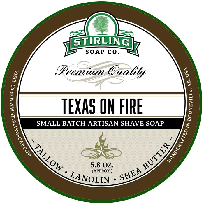 Sapone da Barba Stirling Texas On Fire 170ml
