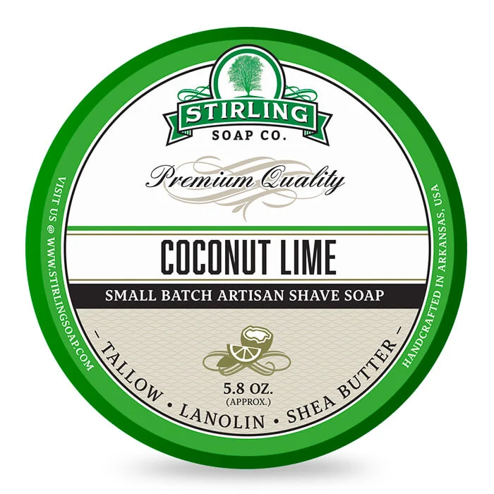 Sapone da Barba Stirling Coconut Lime 170ml