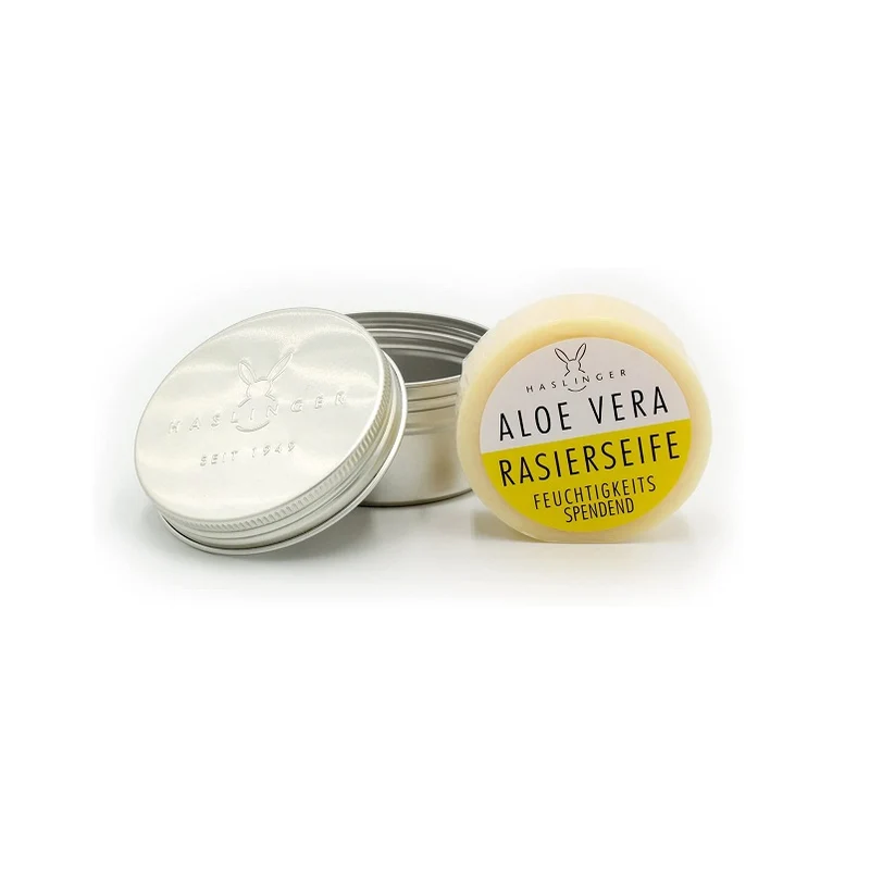 Sapone da Barba Haslinger Aloe Vera 60gr con Ciotola