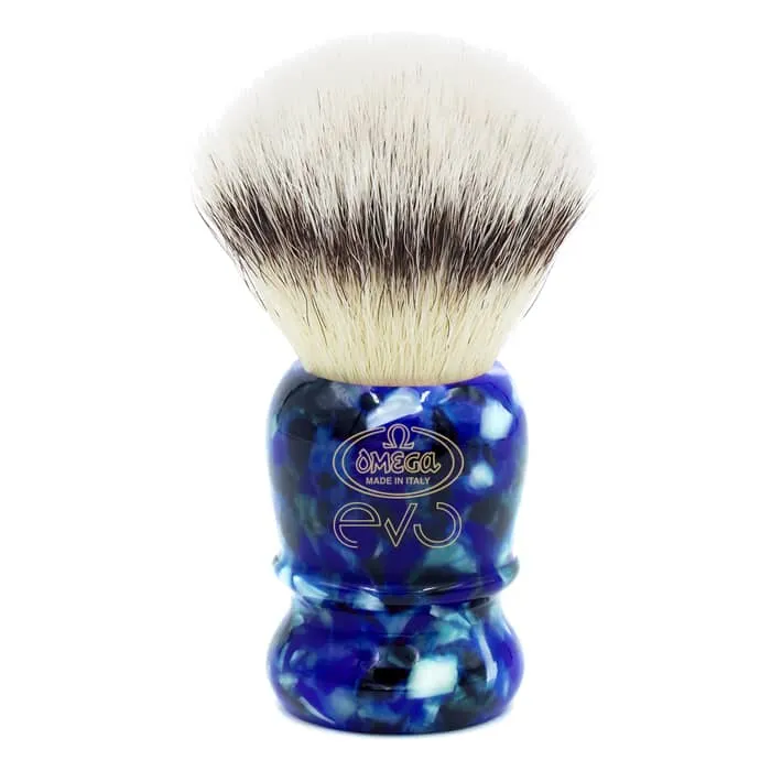 Pennello da Barba Omega Evo 2.0 Special Veteran Blue
