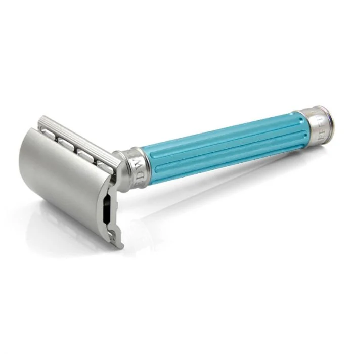 Rasoio di Sicurezza Edwin Jagger 3one6 Azzurro