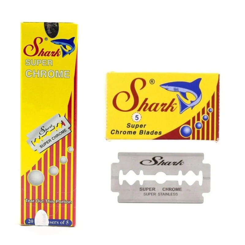 Lamette da Barba Shark Super Chrome 100pz