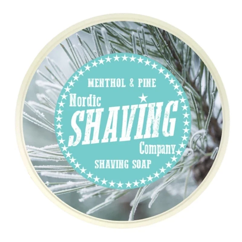 Sapone da Barba Nordic Shaving Company Menthol & Pine 140gr