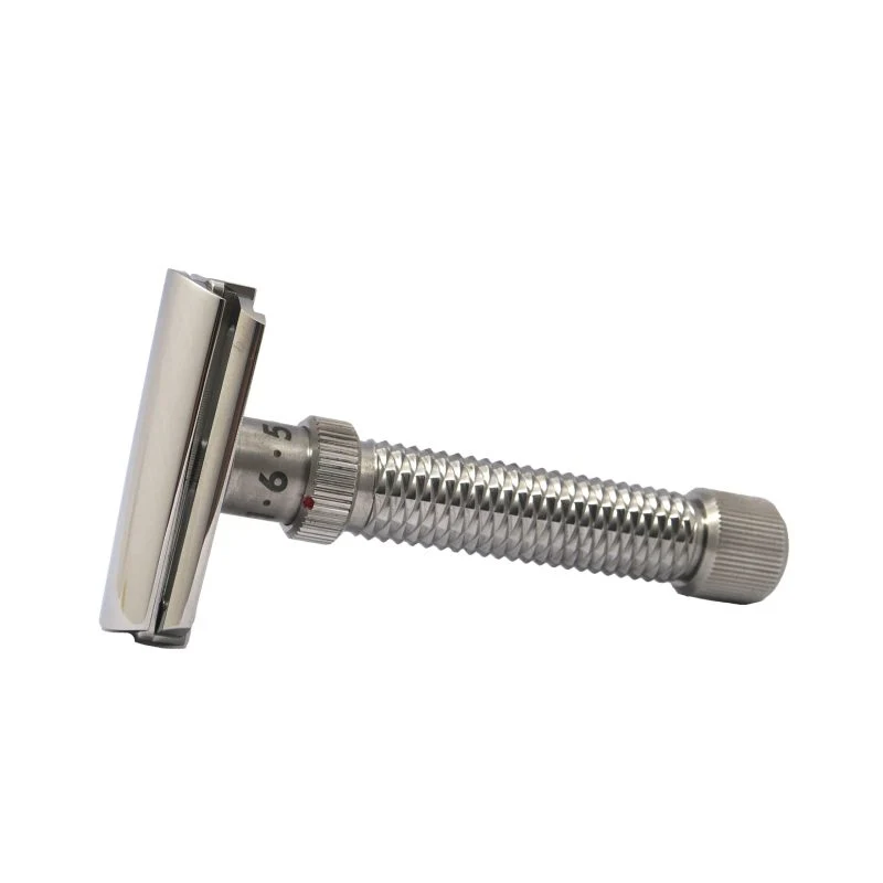 Rasoio di Sicurezza Rex Konsul Regolabile Slant Inox 316 Polished