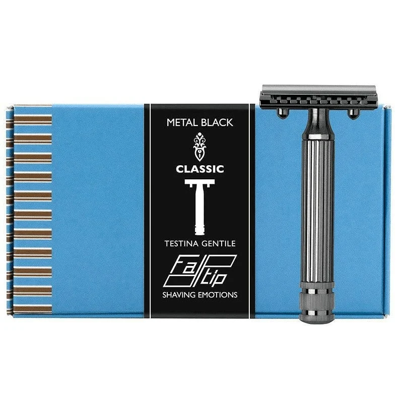 Rasoio di Sicurezza Fatip Metal Black Classic Gentile 42123
