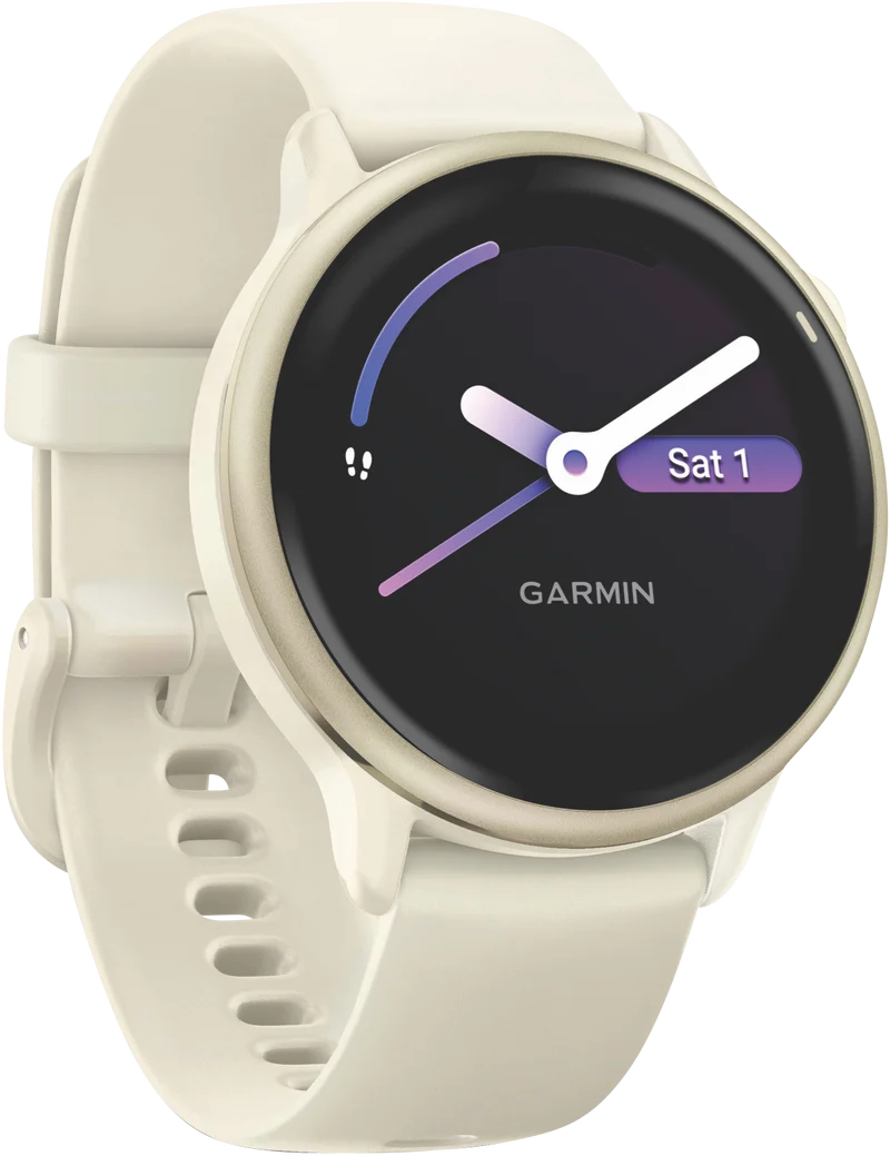 Garmin Vivoactive 6 - Bone/Lunar Gold