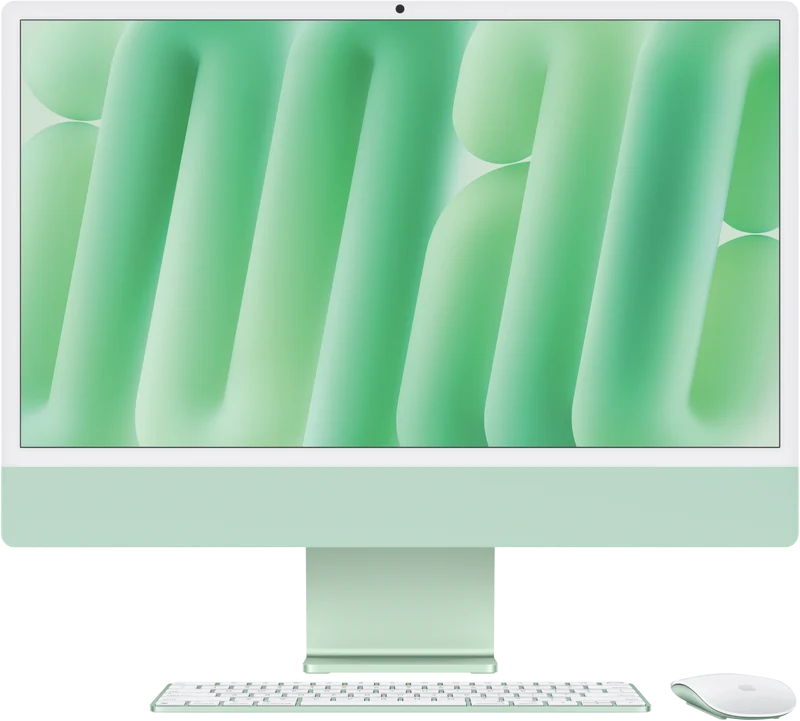 Apple iMac 24" Retina 4.5K Display with M4 chip 10-core GPU 16GB 512GB - Green