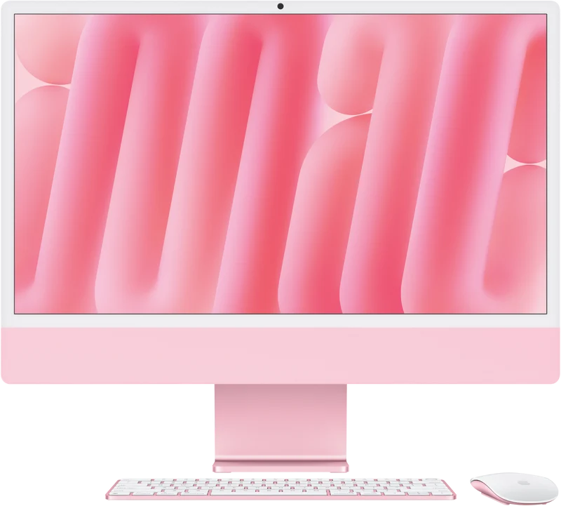 Apple iMac 24" Retina 4.5K Display with M4 chip 10-core GPU 16GB 512GB - Pink